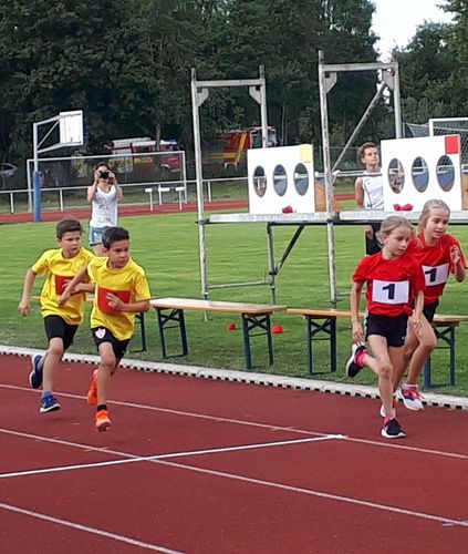 Kinderleichtathletik von ihrer schönsten Seite