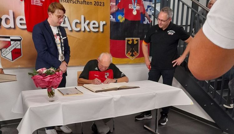 Empfang für Wendelin Acker