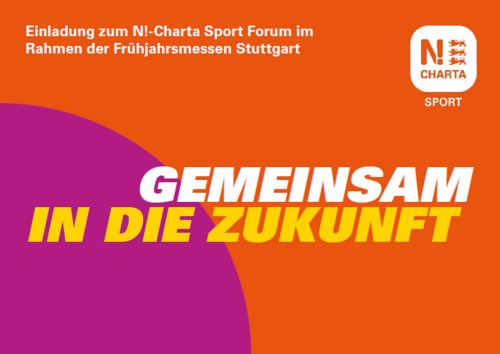 Einladung zum N!-Charta Sport Forum im Rahmen der Frühjahrsmessen Stuttgart