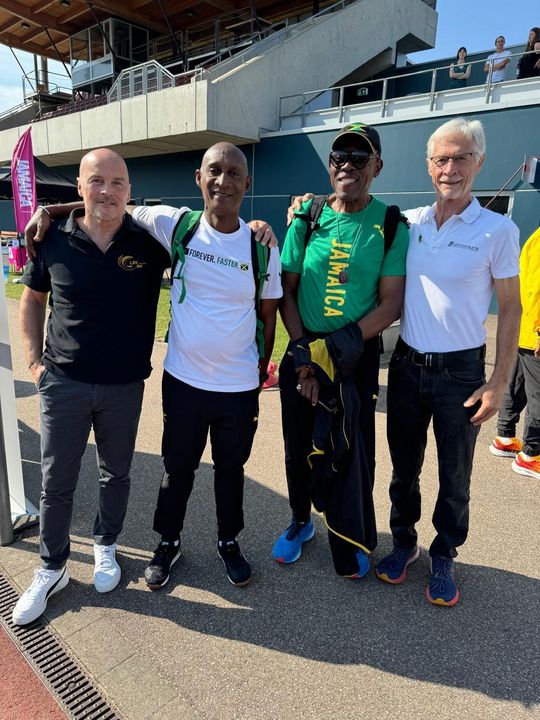 Jamaikanische Leichtathleten trainieren vor Olympischen Spielen in Stuttgart