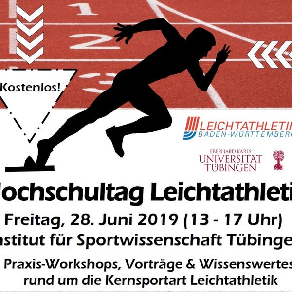 Hochschultag Leichtathletik am 28. Juni in Tübingen bietet hochkarätiges Programm