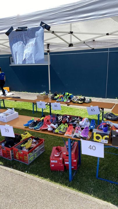 Spikesbörse bei den BW Leichtathletik Finals mit WLV Jugend U16 in Stuttgart