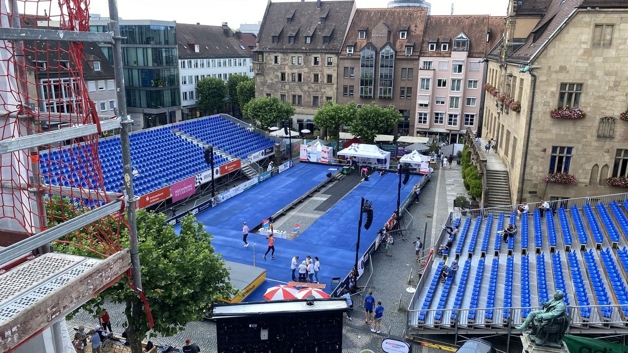 Hochsprung trifft Herzschlag – Weltstars auf dem Heilbronner Marktplatz