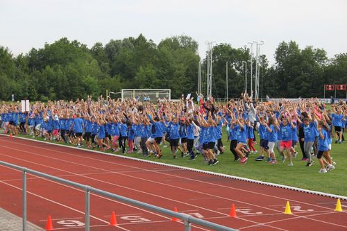 WLV Kinderleichtathletik VOR ORT und VR-Talentiade im Ernwiesenstadion - „Volles Haus“ mit rund 750 Kindern bei der Premiere der Doppelveranstaltung