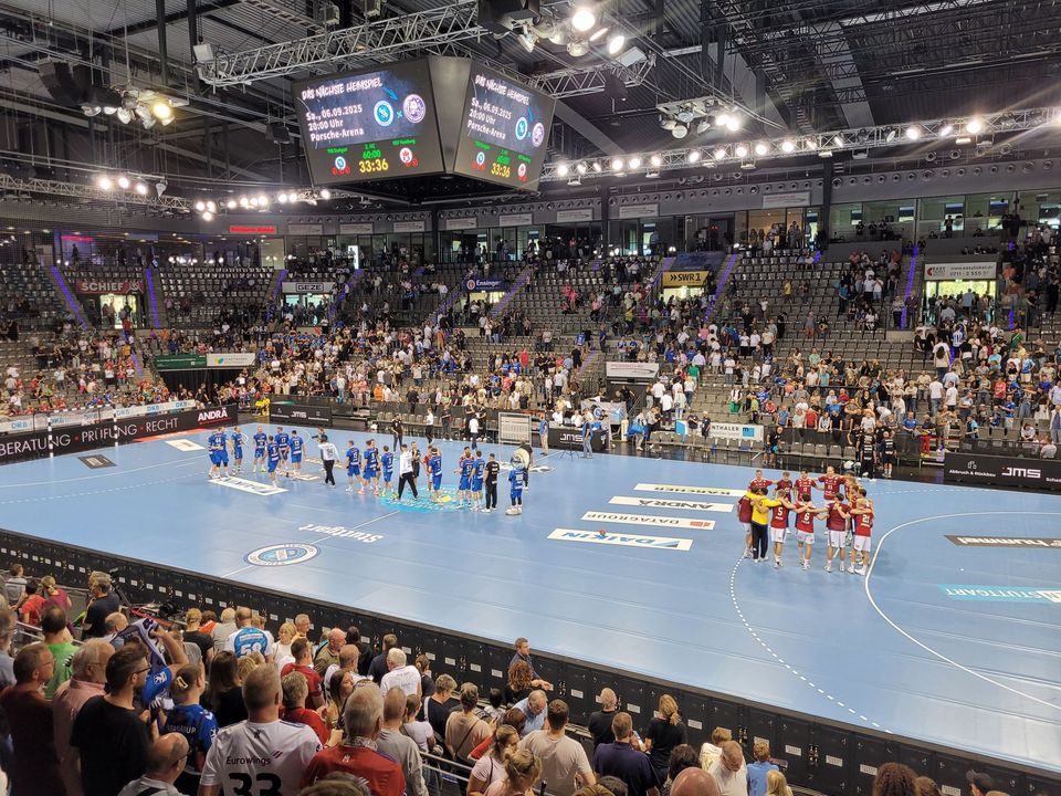 Highlight für unsere Volunteers beim Handballspiel des TVB Stuttgart