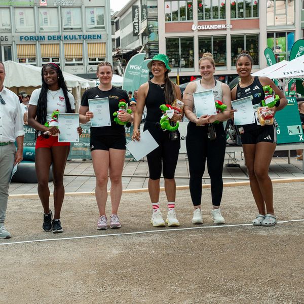 Leichtathletik mitten in der Stadt: Rund 2.000 Besucher beim WGV Leichtathletik-Festival