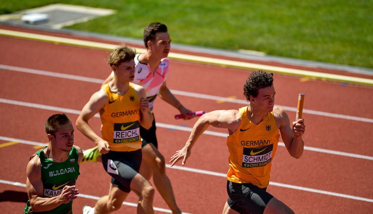 Eugene Tag 4: 4x100-Meter-Staffel erreicht das Finale, Julia Ehrle wird Achte