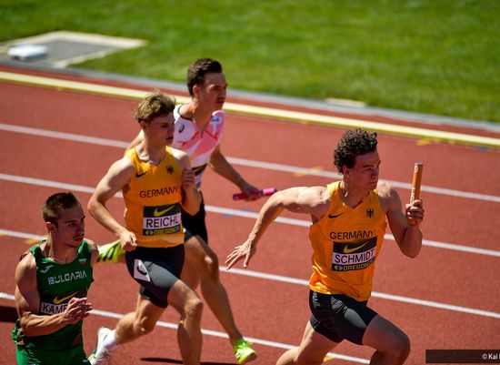 Eugene Tag 4: 4x100-Meter-Staffel erreicht das Finale, Julia Ehrle wird Achte