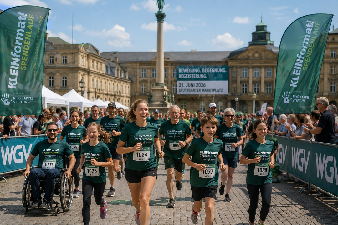 KLEINformat! Spendenlauf: Gemeinsam laufen, gemeinsam Gutes tun