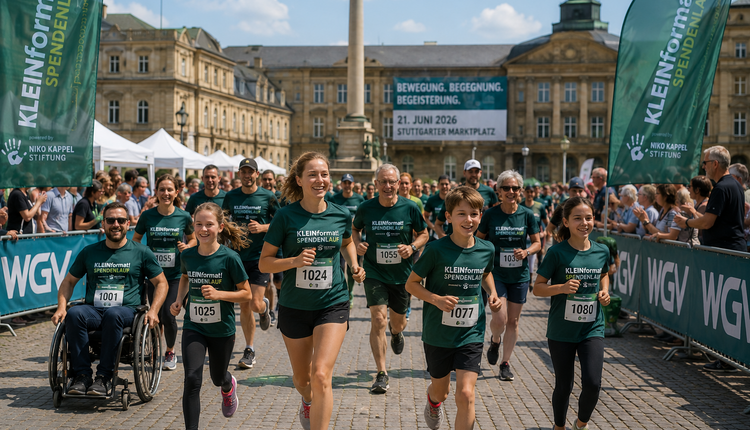 KLEINformat! Spendenlauf: Gemeinsam laufen, gemeinsam Gutes tun