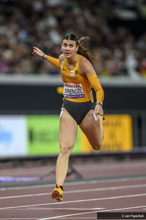 WM Tokio 2025 Tag 7 | Sandrina Sprengel (LG Steinlach-Zollern) nach Tag eins des WM-Siebenkampfs in den Top Ten
