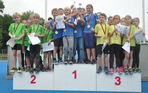 Der TSV Geislingen gewinnt den 4. WLV Pokal Kinderleichtathletik