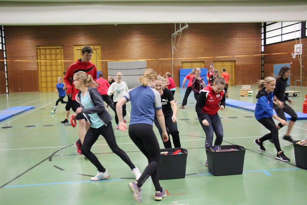 Laufen, Sprinten und Werfen in Meckenbeuren	
