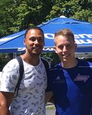 Stefan Volzer und Marlon Odom