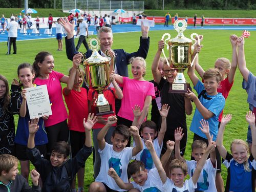 Abendsportfest der SG Schorndorf: Buntes Treiben auf der blauen Bahn