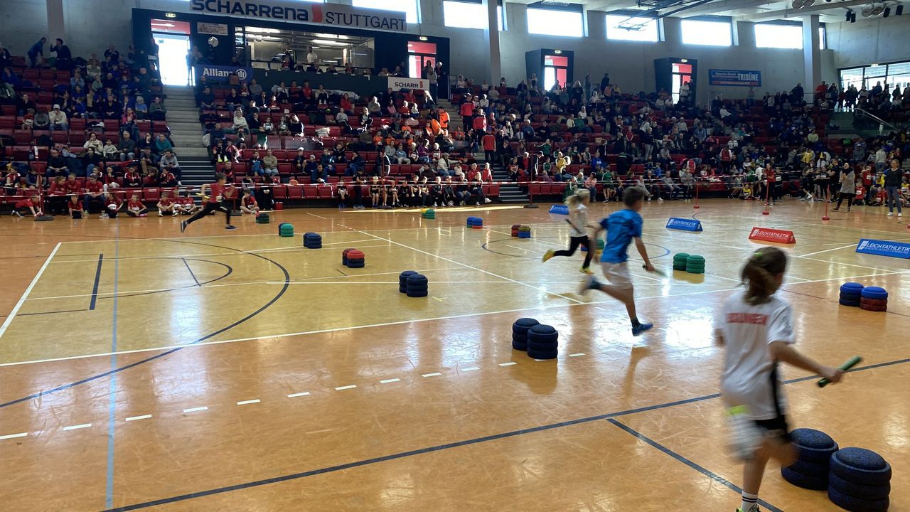 „Ein Fest der Kinderleichtathletik“: Begeisterung beim VR-Pokal Kinderleichtathletik des WLV in der SCHARRena Stuttgart