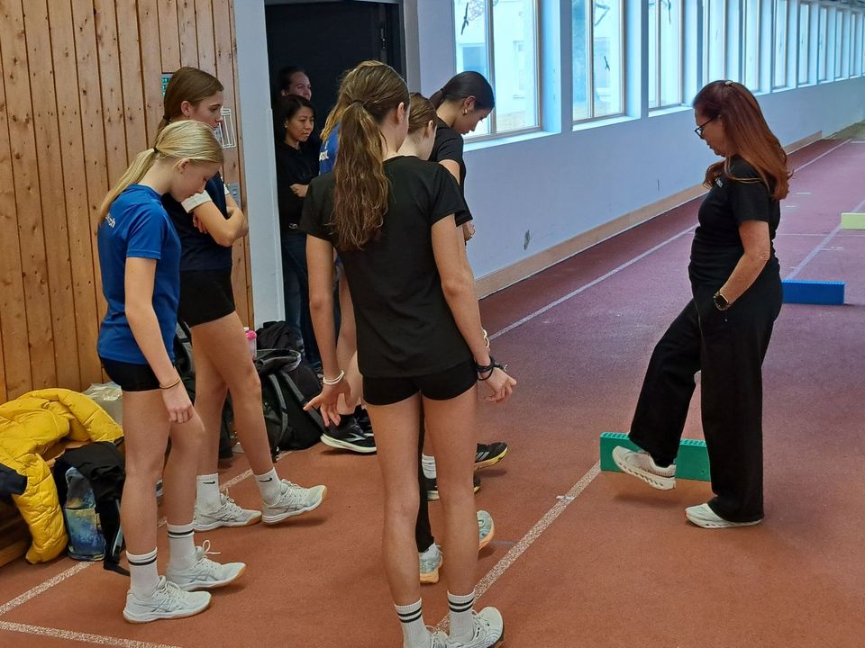 Hoch die Fußspitzen