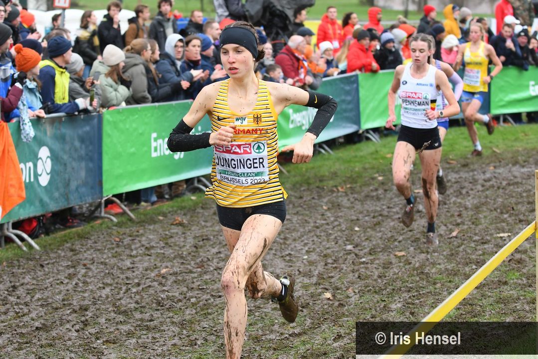 Cross-EM 2023 Brüssel: Zweimal Team-Silber für DLV-Nachwuchsläuferinnen