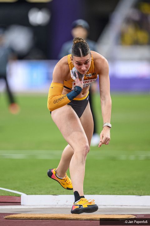 WM Tokio 2025 Tag 7 | Sandrina Sprengel (LG Steinlach-Zollern) nach Tag eins des WM-Siebenkampfs in den Top Ten