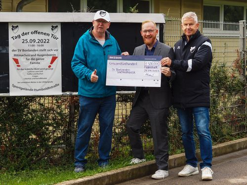 WLV und BW-Bank unterstützen die Leichtathletik beim Tag der offenen Tür in Bonlanden