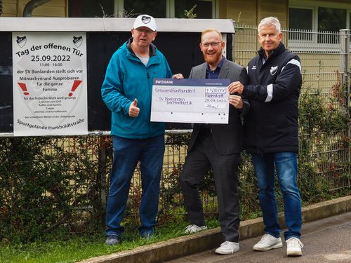 WLV und BW-Bank unterstützen die Leichtathletik beim Tag der offenen Tür in Bonlanden