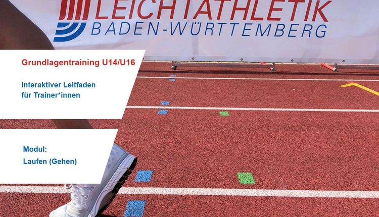 Leitfaden zum Laufen (Gehen) ergänzt Bildungsmaterialien