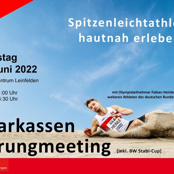Sparkassen Sprungmeeting Leinfelden mit hochkarätigem Teilnehmerfeld