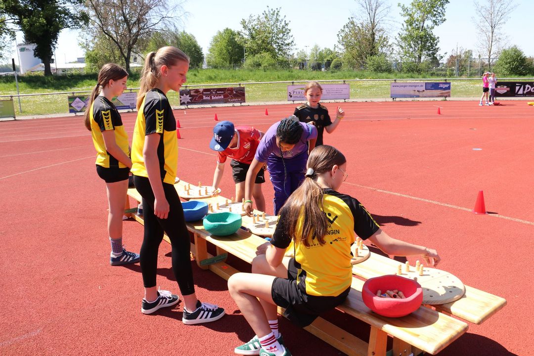 Eröffnungsveranstaltung der Schulprojektreihe „Grundschule trifft Kinderleichtathletik“ in Württemberg