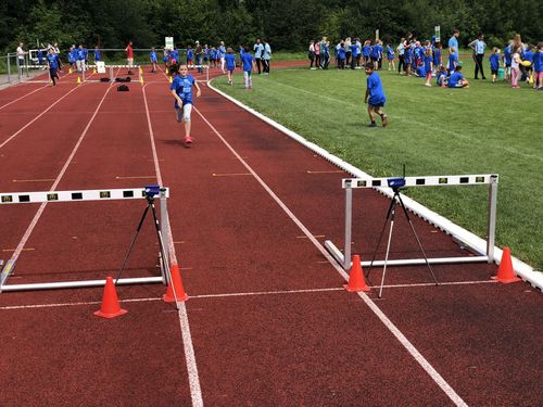 WLV Kinderleichtathletik VOR ORT und VR-Talentiade im Ernwiesenstadion - „Volles Haus“ mit rund 750 Kindern bei der Premiere der Doppelveranstaltung