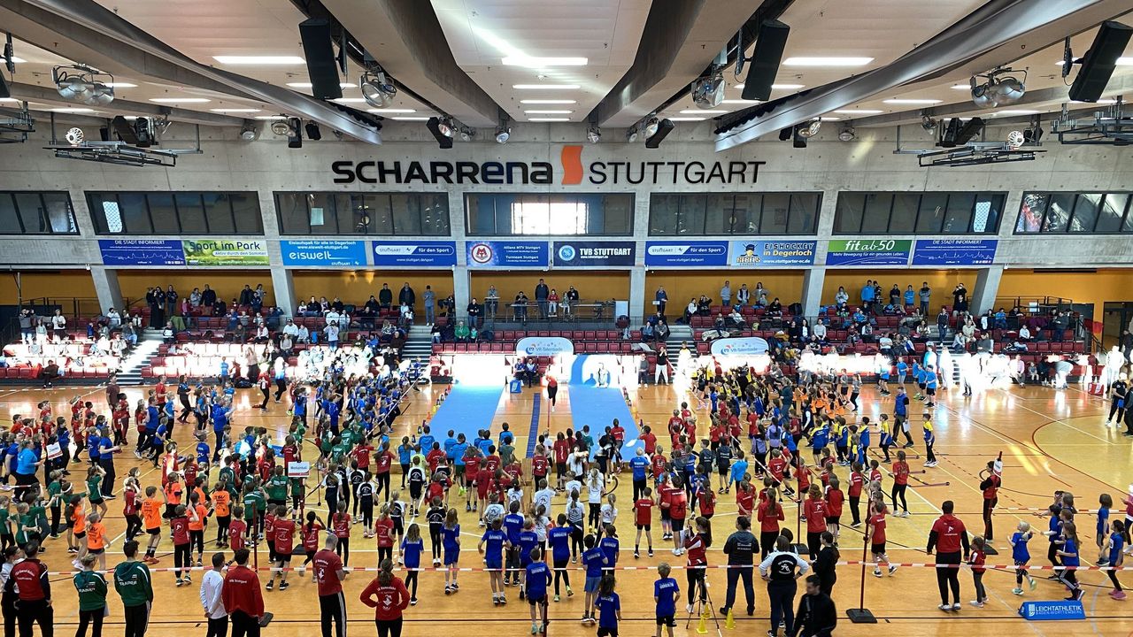 „Ein Fest der Kinderleichtathletik“: Begeisterung beim VR-Pokal Kinderleichtathletik des WLV in der SCHARRena Stuttgart