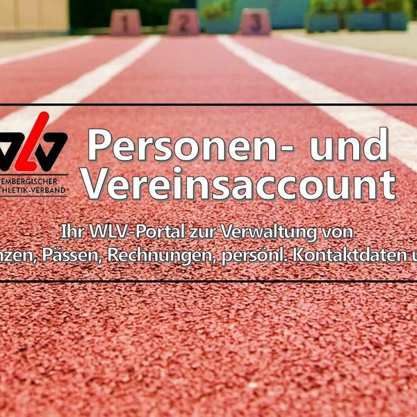 Mit dem WLV-Personenaccount immer auf dem aktuellen Stand