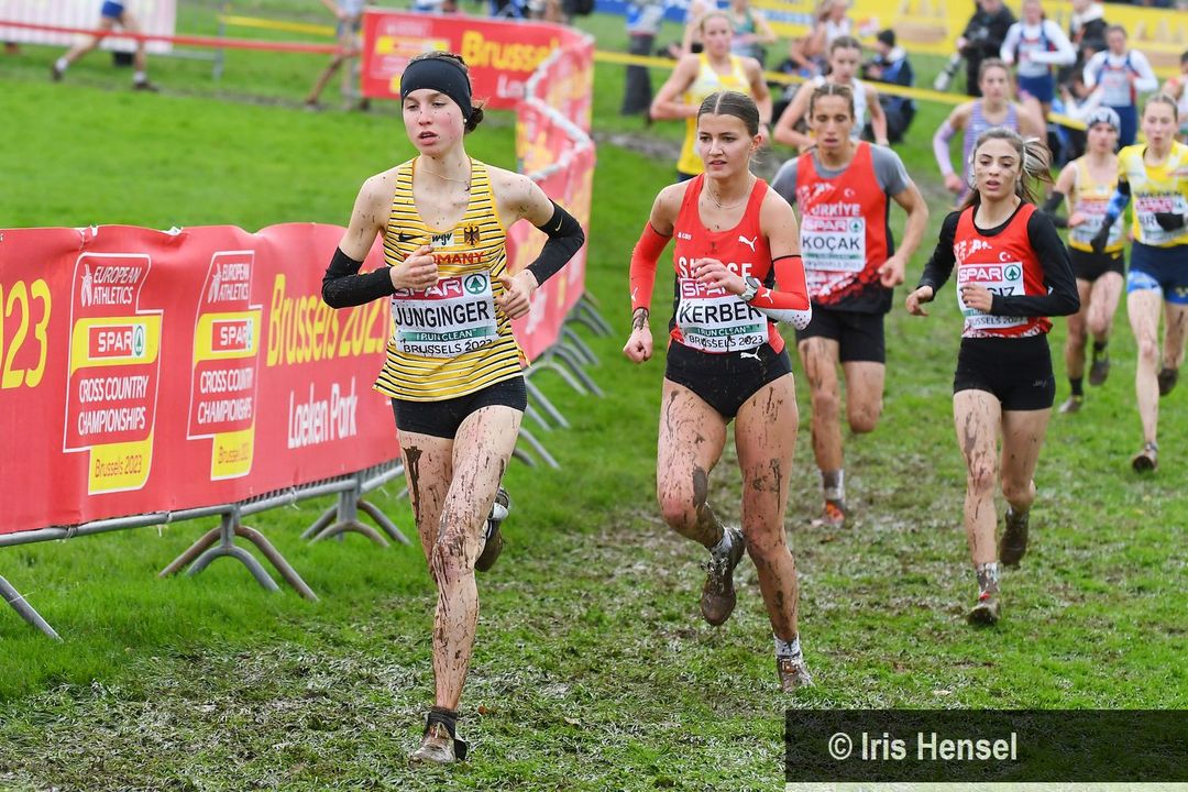 Cross-EM 2023 Brüssel: Zweimal Team-Silber für DLV-Nachwuchsläuferinnen
