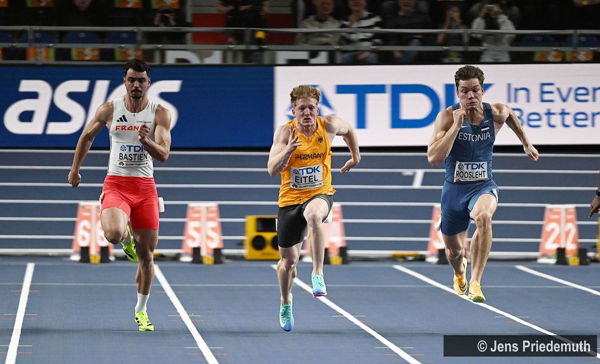 Hallen-WM: Manuel Eitel übernachtet auf Rang acht