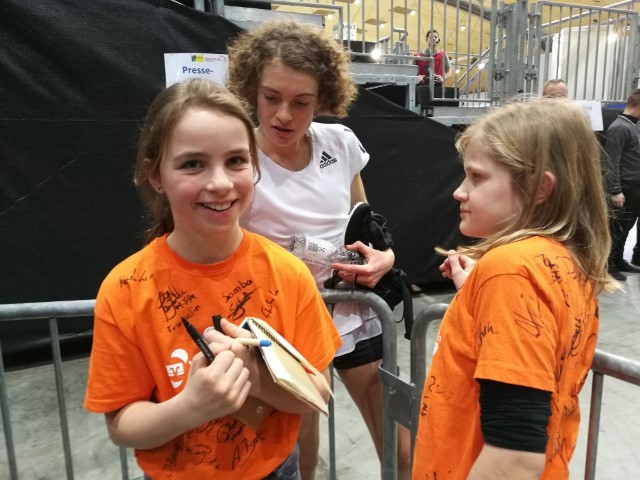 VR-Talentiade-Kids treffen die internationalen Stars beim Indoor Meeting in Karlsruhe 